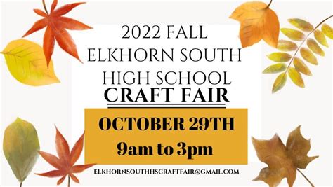 Learn more. . High school craft fairs 2022